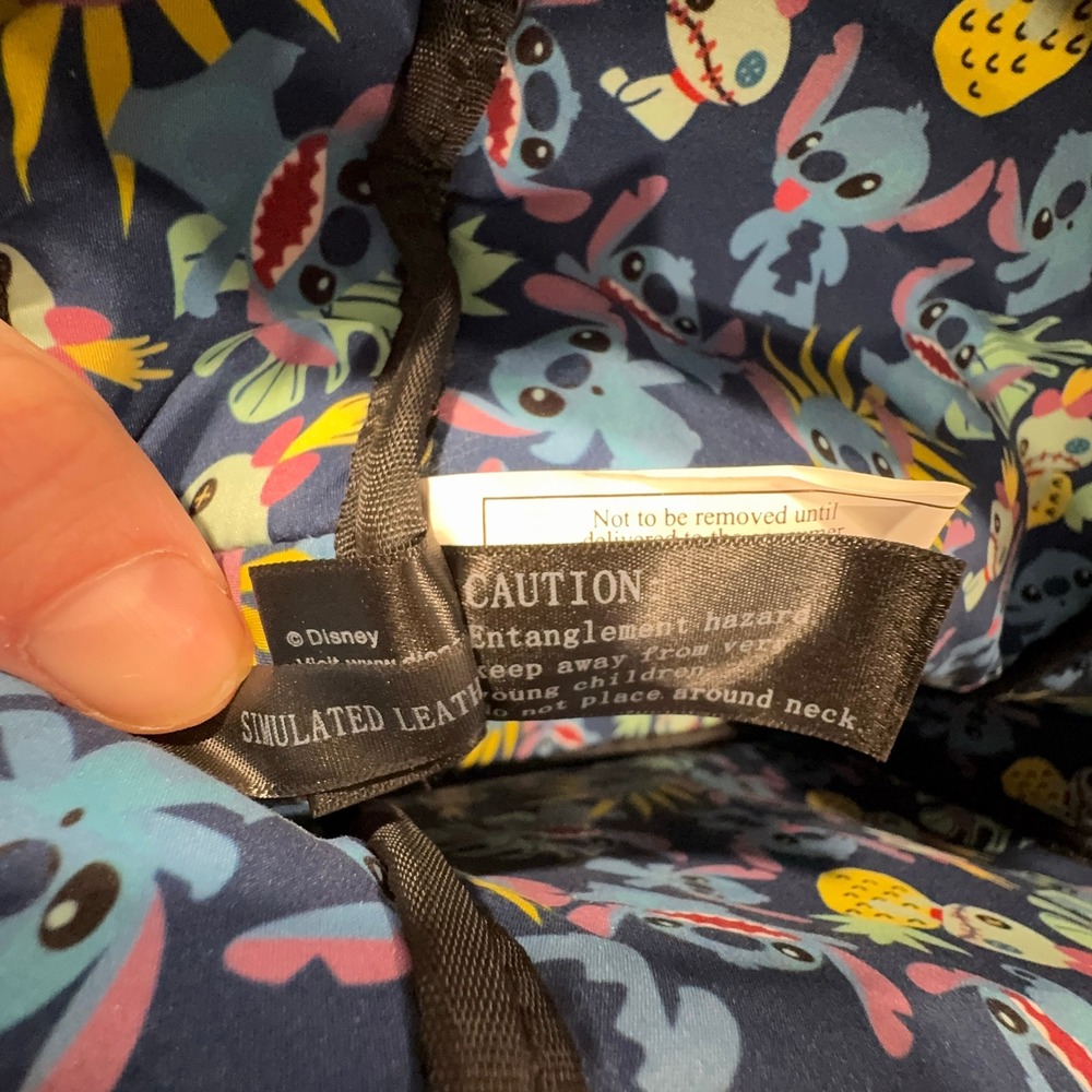 Loungefly Disney Lilo & Stitch Pineapple Ohana Means Family Mini Backpack‎ Black - Picture 11 of 14